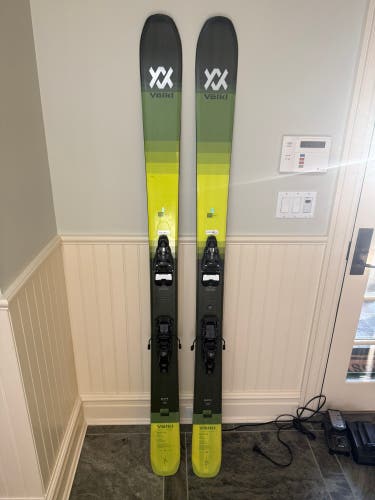Volkl Blaze 114s, 184 cm Powder Skis With Salomon Shift Bindings - used only 3x