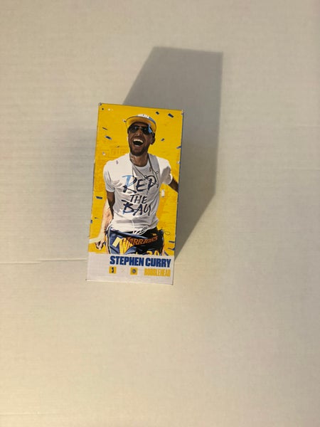 Steph Curry Golden State Warriors 2017 to 2018 NBA champions bobble head
