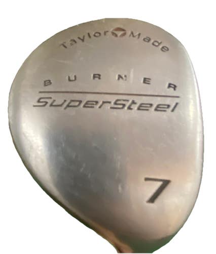 TaylorMade Burner SuperSteel 7 Wood 21* RH S-90 Stiff Bubble Shaft Graphite 41.5