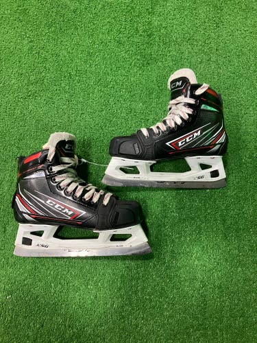 Junior CCM JetSpeed FT480 Hockey Goalie Skates Regular Width Size 3.0 (Used)