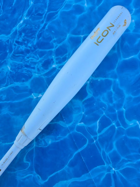 2024 Rawlings Icon Composite Bat USSSA Certified (-8) Composite 22 oz 30" (Used)