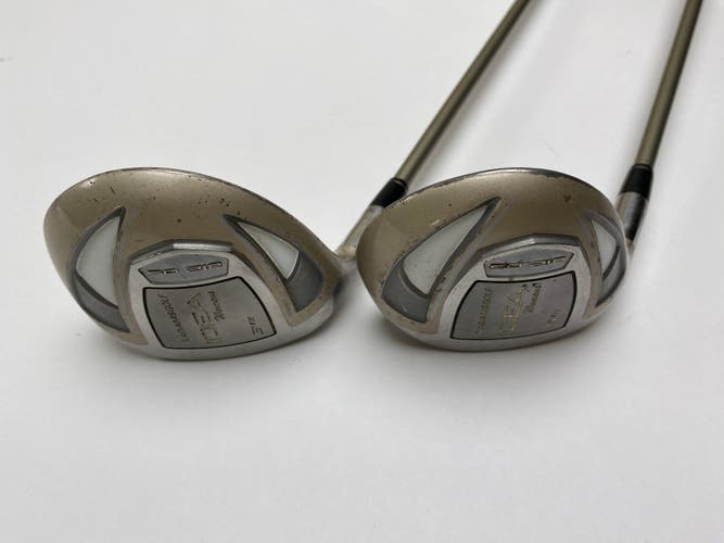 Adams Idea A12 OS 3&5 Fairway Wood Set 15* 18* UltraLite 45g Ladies Graphite LH