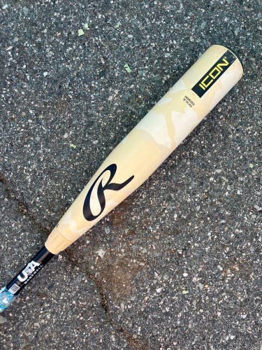 2025 Rawlings Icon Composite Bat USABat Certified (-10) Composite 19 oz 29" (Used)