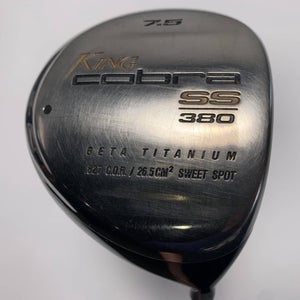 Cobra SS 380 Driver 7.5* Graphite Design YS-5.1 55g Stiff Graphite Mens RH
