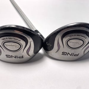 Ping Rhapsody 3 & 5 Fairway Wood Set 18* 22* ULT 129 Ultra Light Ladies RH