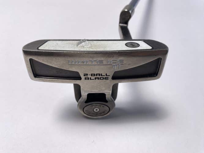 Odyssey White Ice 2-Ball Blade Putter 35" Mens RH