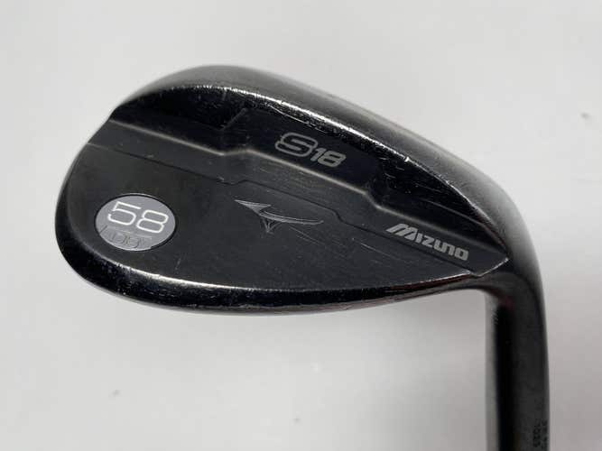Mizuno S18 Gunmetal Black Lob Wedge LW 58* 8 Project X 5.5 Regular Steel Mens RH