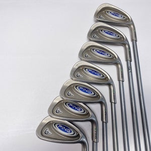 Ping i5 Iron Set 4-PW Green Dot 2* Up TFC 100 I Stiff Graphite Mens RH +1''