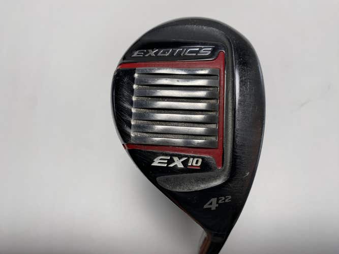 Tour Edge Exotics EX10 4 Hybrid 22* UST Mamiya Recoil 460 F3 Regular RH