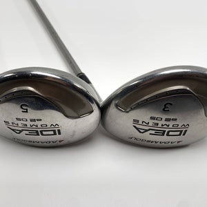 Adams Idea A2 OS 3 & 5 Fairway Wood Set 15* 18* Aldila Idea Womens 55g Ladies RH