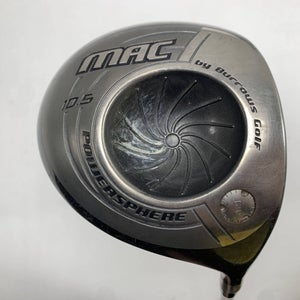 Burrows Golf MAC Powersphere Driver 10.5* UST ProForce XL Regular RH
