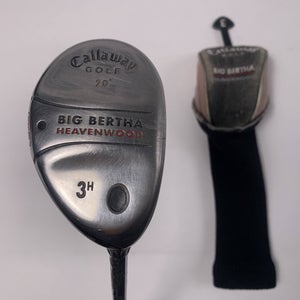 Callaway Big Bertha Heavenwood 3 Hybrid 20* Big Bertha Uniflex Steel Mens RH HC