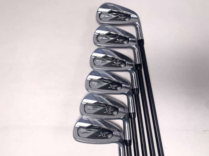 XXIO X 2022 Iron Set 5-PW Miyazaki AX-II Flex 4334 Stiff Graphite Mens RH