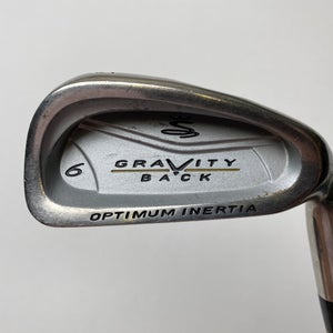 Cobra Gravity Back Single 6 Iron Regular Graphite Mens RH