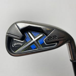 Callaway X-22 Single 6 Iron 75g Regular Graphite Mens RH