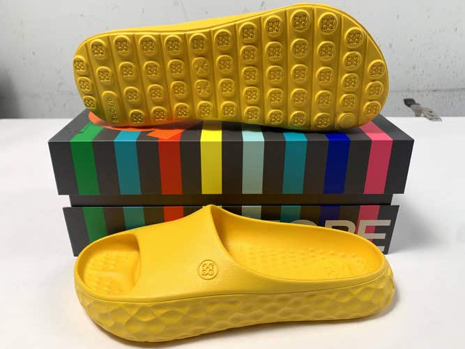 G/Fore G/Slide Shoes Yellow Men's SZ 9 (G4MS22F26)
