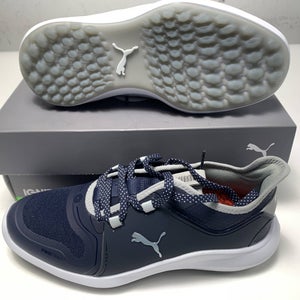 Puma Ignite Fasten8 Waterproof Golf Shoes Blue Women's SZ 6.5 (194241 02)