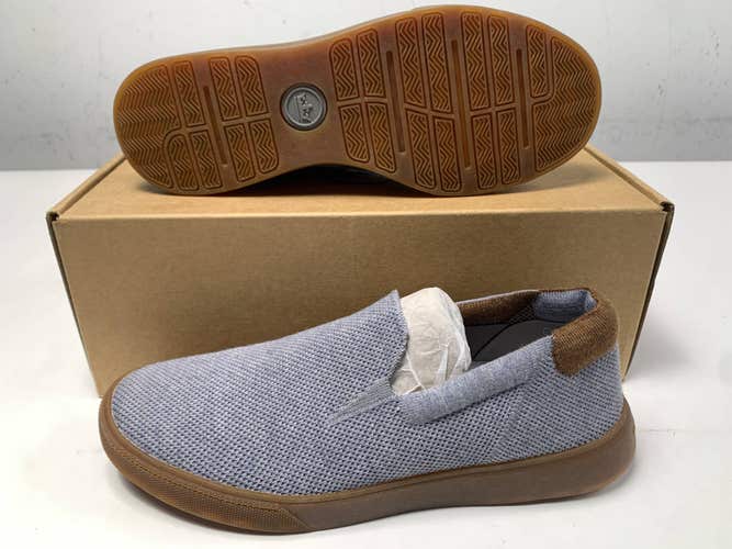 Peter Millar Drift Slip On Sneaker Casual Shoes Grey Men's SZ 8.5 (MF22EF16)