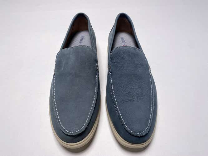 Johnnie-O Malibu Suede Slip-On Shoes Blue Men's SZ 11.5 (M29719)