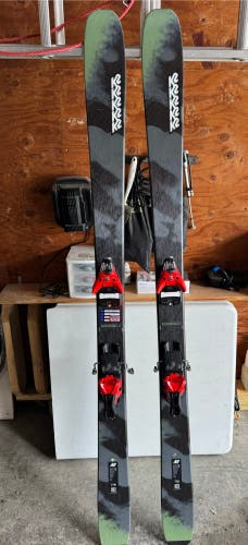 Men's K2 MindBender 96C 178 cm All Mountain Skis With Bindings Max Din 16 (Used)