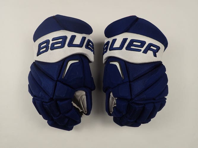Toronto Maple Leafs Bauer 14" Vapor 2X Pro Stock Hockey Gloves Blue NHL