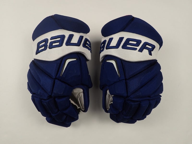Toronto Maple Leafs Bauer 14" Vapor APX2 Pro Stock Hockey Gloves Blue NHL Digital Palms