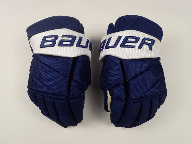 Toronto Maple Leafs Bauer 14" Vapor 2X Pro Stock Hockey Gloves Blue NHL