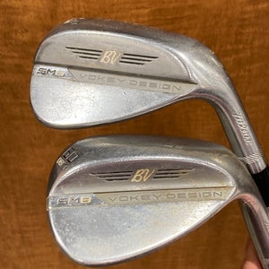 Used Men's Titleist BV Vokey SM8 Right Handed Wedge Set | 50' & 60' | KBS Tour Steel Shafts