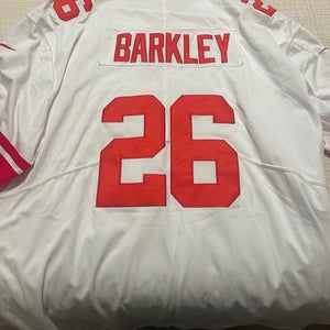 Saquan Barkley Giants White XXL Men's Nike Jersey (Used)