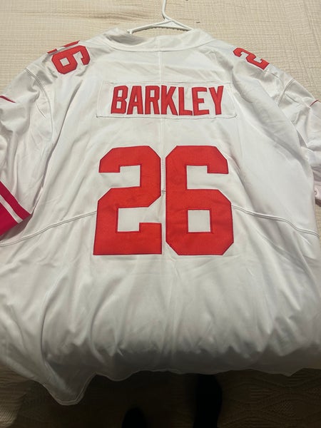 Saquan Barkley Giants White XXL Men's Nike Jersey (Used)