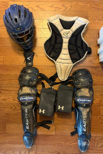 Black Easton Catcher's Set (Used)
