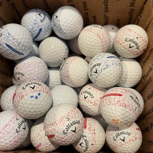 72 Callaway Supersoft Splatter 360 Used Golf Balls AAA