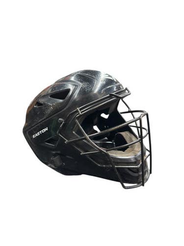 Used Easton BLACK MAGIC 2.0 Catchers Helmet w/Mask Black SM 11835-S000202691