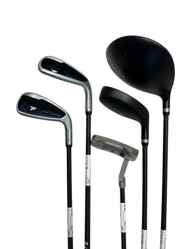 Used Top Flite JR GOLF SET Jr Package Set RH Black And Royal Blue 7 Piece 11835-S000201030