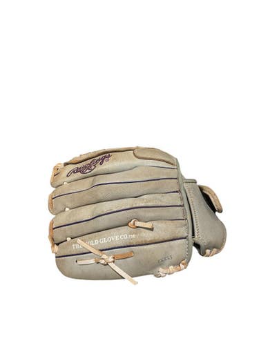 Used Rawlings SURE CATCH BB/SB Glove RH Throw Grey 12" 11834-S000044446