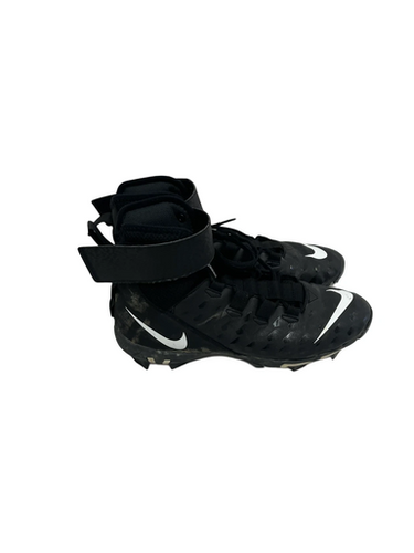 Used Nike FORCE SAVAGE SHARK Adult FB Cleats Black Senior 12 11692-S000145312