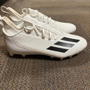 White Adidas Adizero Lacrosse Cleats (11.5)
