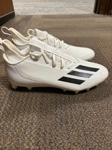 White Adidas Adizero Lacrosse Cleats (11.5)