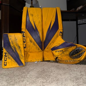 34" 2024 CCM Axis XF Pro Regular Goalie Full Set (Used)