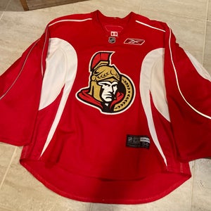 Ottawa Senators Reebok Pro Stock Practice Jersey Size 56 Game/Practice Worn (2007–2015)