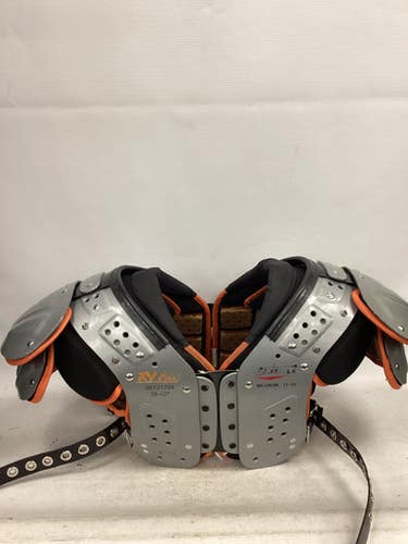 Used Schutt XV HP FB Shoulder Pads Grey MD 11851-S000042097