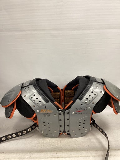 Used Schutt XV HP FB Shoulder Pads Grey MD 11851-S000042097