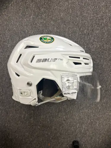 Used White Sioux City Bauer Reakt 150 Helmet - Medium