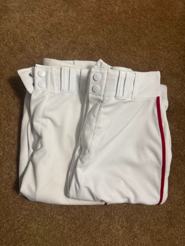 White Men's Small Adult Champro Game Pants (Used)
