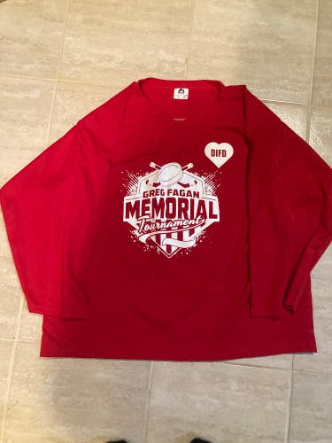 Athletics International  practise jersey red - L