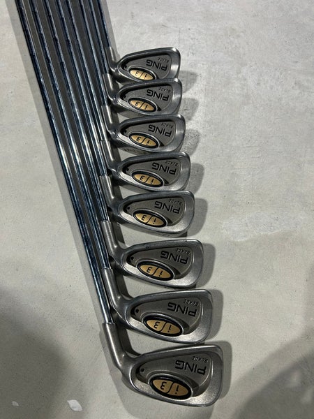 Men's Ping i3 Blade Right Handed Iron Set Stiff Flex Steel Shaft (Used)