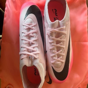 Pink Men's Size M 10.0 (W 11.0) Nike Mercurial Vapor 15 Molded Cleats Cleats (New)