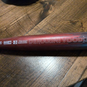 2025 DeMarini Voodoo Composite BBCOR Certified Bat (-3) 29 oz 32" (Used)