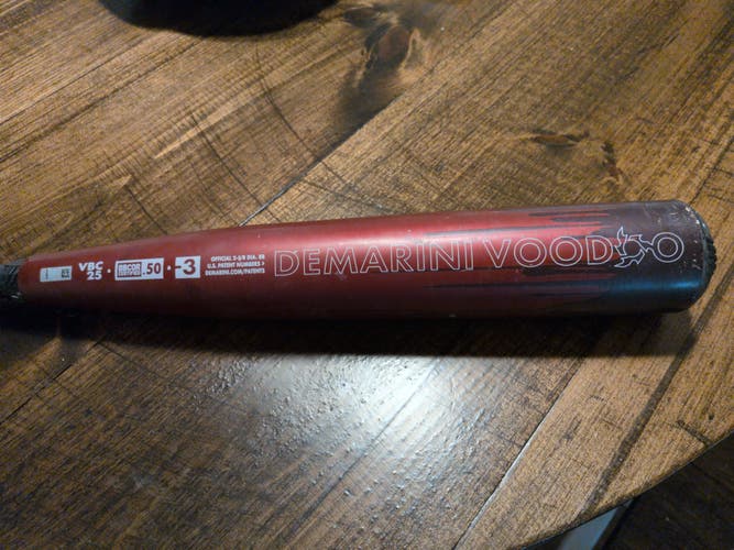 2025 DeMarini Voodoo Composite BBCOR Certified Bat (-3) 29 oz 32" (Used)