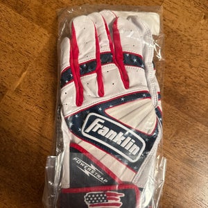 XL Franklin Powerstrap Batting Gloves (New)